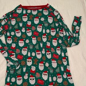 Little Sleepies Red and Green Pajama Top